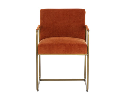 NAHLA BALFORD DINING ARMCHAIR - DANNY RUST