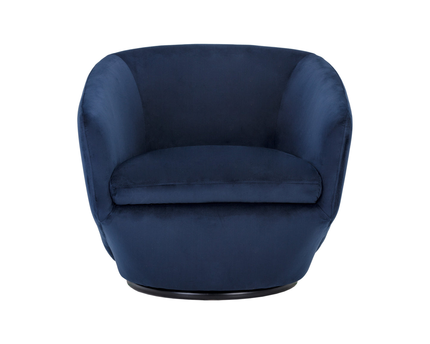 NAHLA TREVISO SWIVEL LOUNGE CHAIR - METROPOLIS BLUE