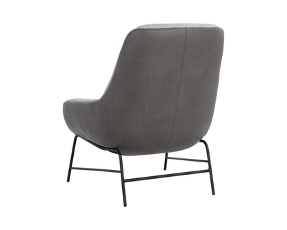 NAHLA LUCIER LOUNGE CHAIR - BELFAST HEATHER GREY / BRAVO ASH