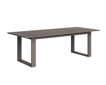 NAHLA TROPEA DINING TABLE - SMOKE GREY - 94"