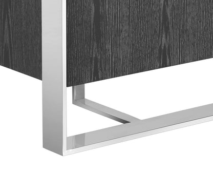 NAHLA DALTON SIDEBOARD - STAINLESS STEEL - GREY