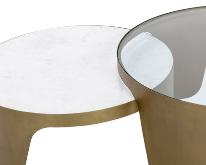 NAHLA MYSARIA NESTING COFFEE TABLES (SET OF 2)