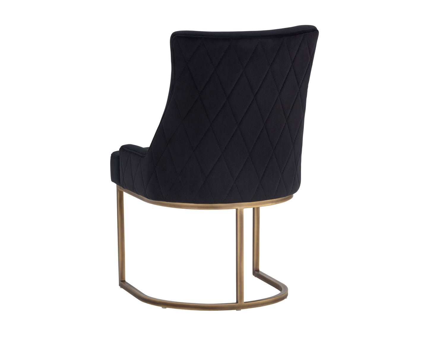 NAHLA FLORENCE DINING CHAIR - ABBINGTON BLACK