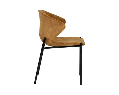 NAHLA ERIC DINING CHAIR - NONO TAPENADE GOLD