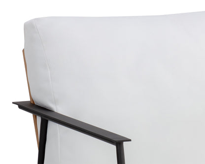 NAHLA MILAN ARMCHAIR - STINSON WHITE