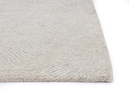 NAHLA CALAIS HAND-TUFTED RUG - OATMEAL / GREY - 10' X 14'