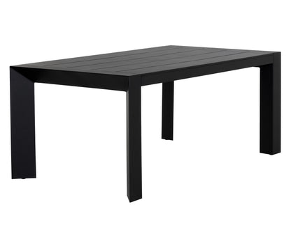 NAHLA MERANO DINING TABLE - BLACK - 70"