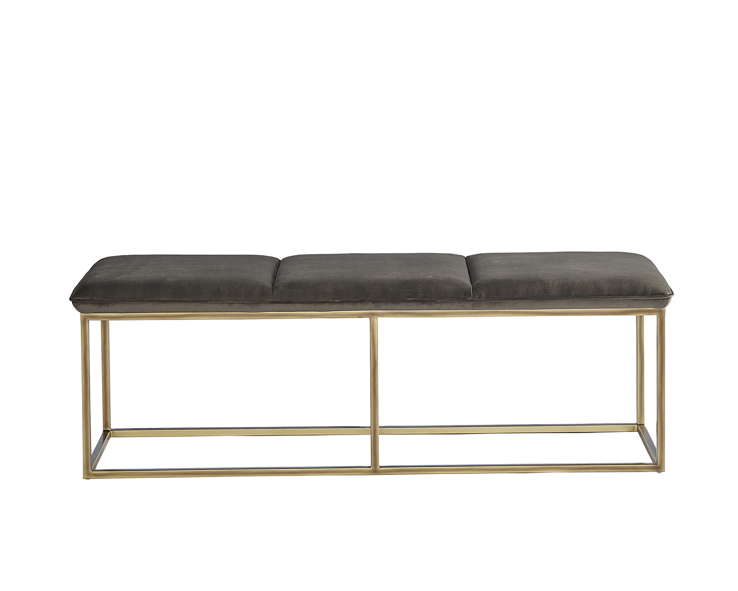 NAHLA ALLEY BENCH - RUSTIC BRONZE - PICCOLO PEBBLE