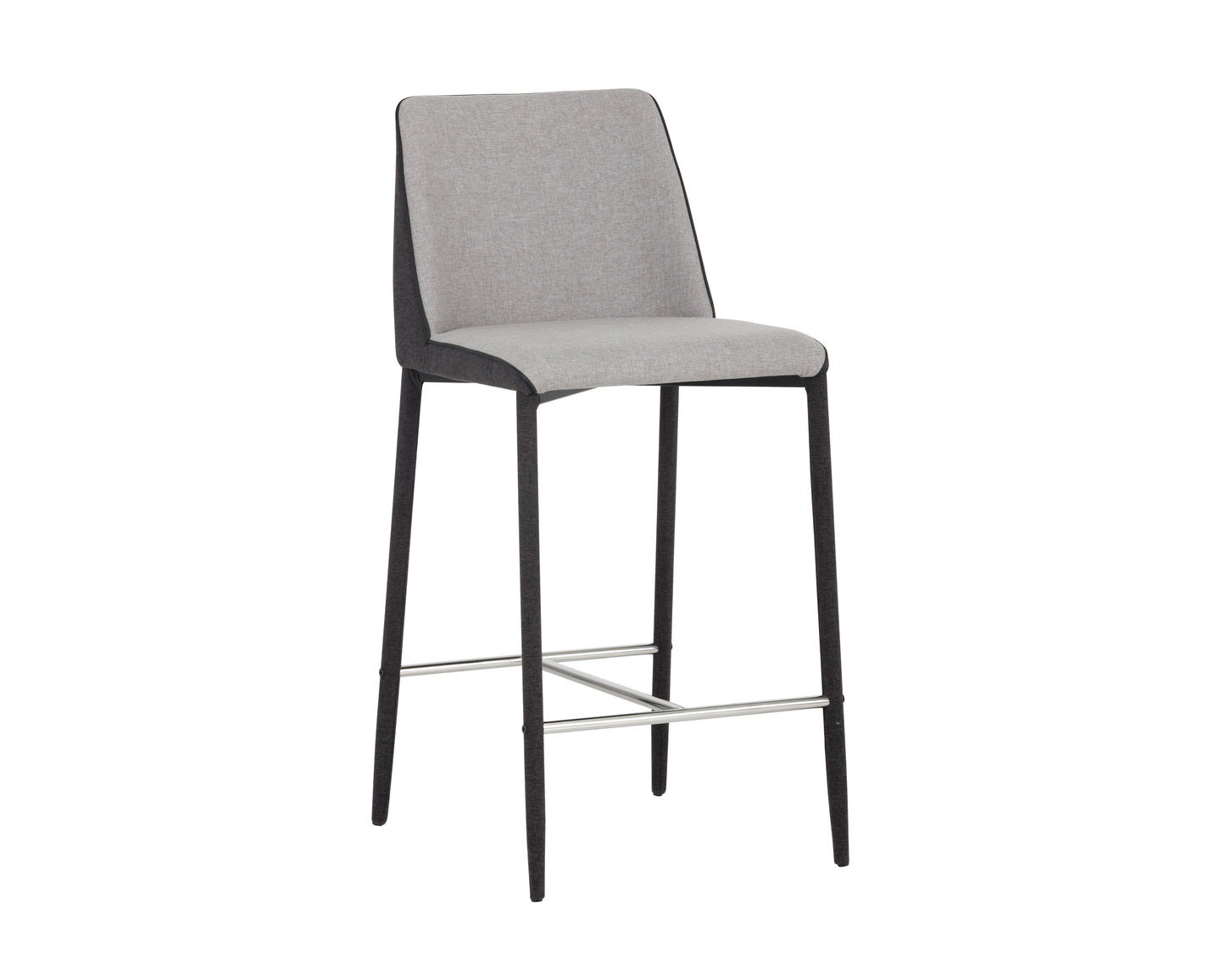 NAHLA RENEE COUNTER STOOL - ARMOUR GREY / DARK SLATE