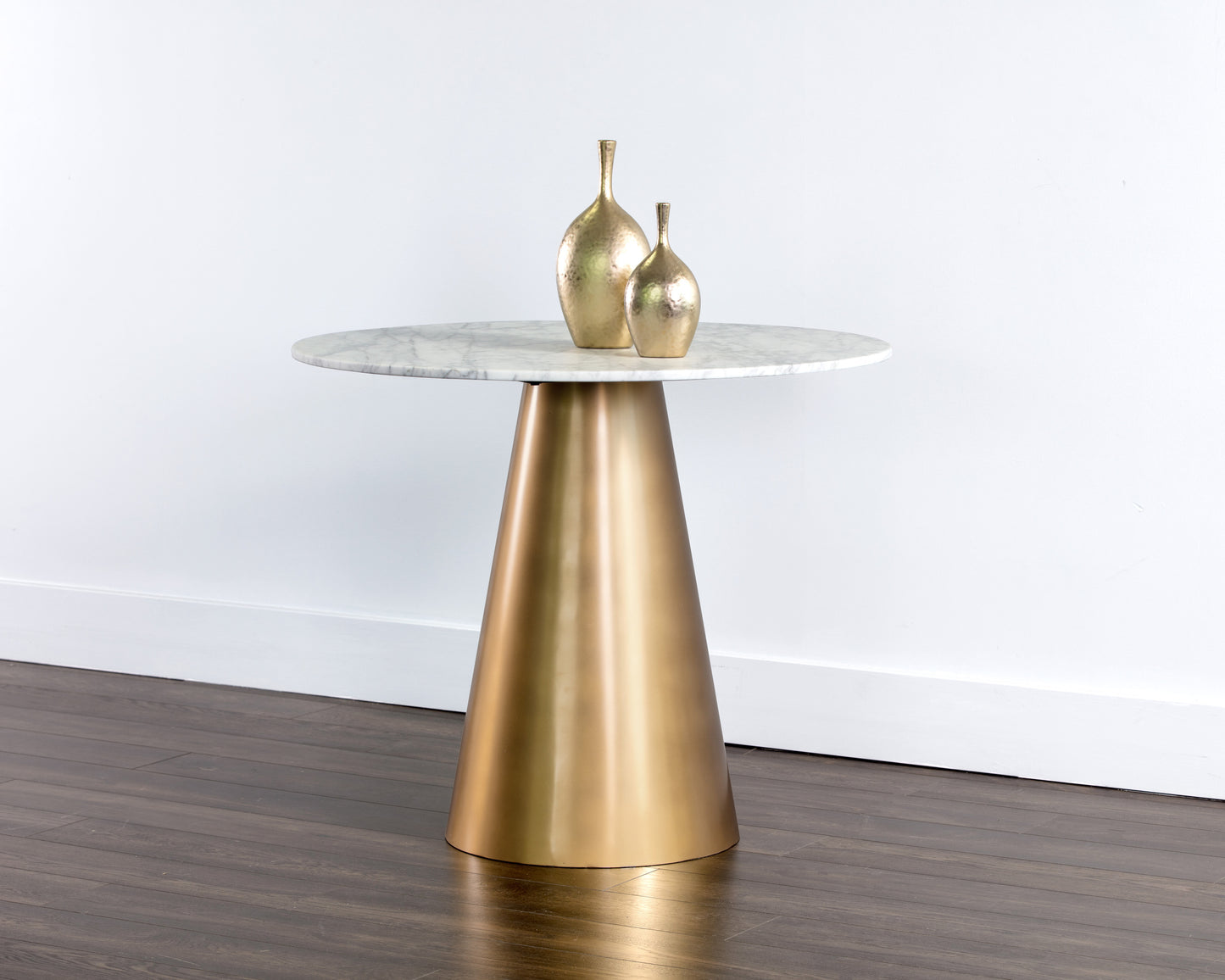 NAHLA DAMON BISTRO TABLE - GOLD - 35.5"