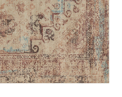 NAHLA ZAGORA LOOM-KNOTTED RUG - RUST - 10' X 14'