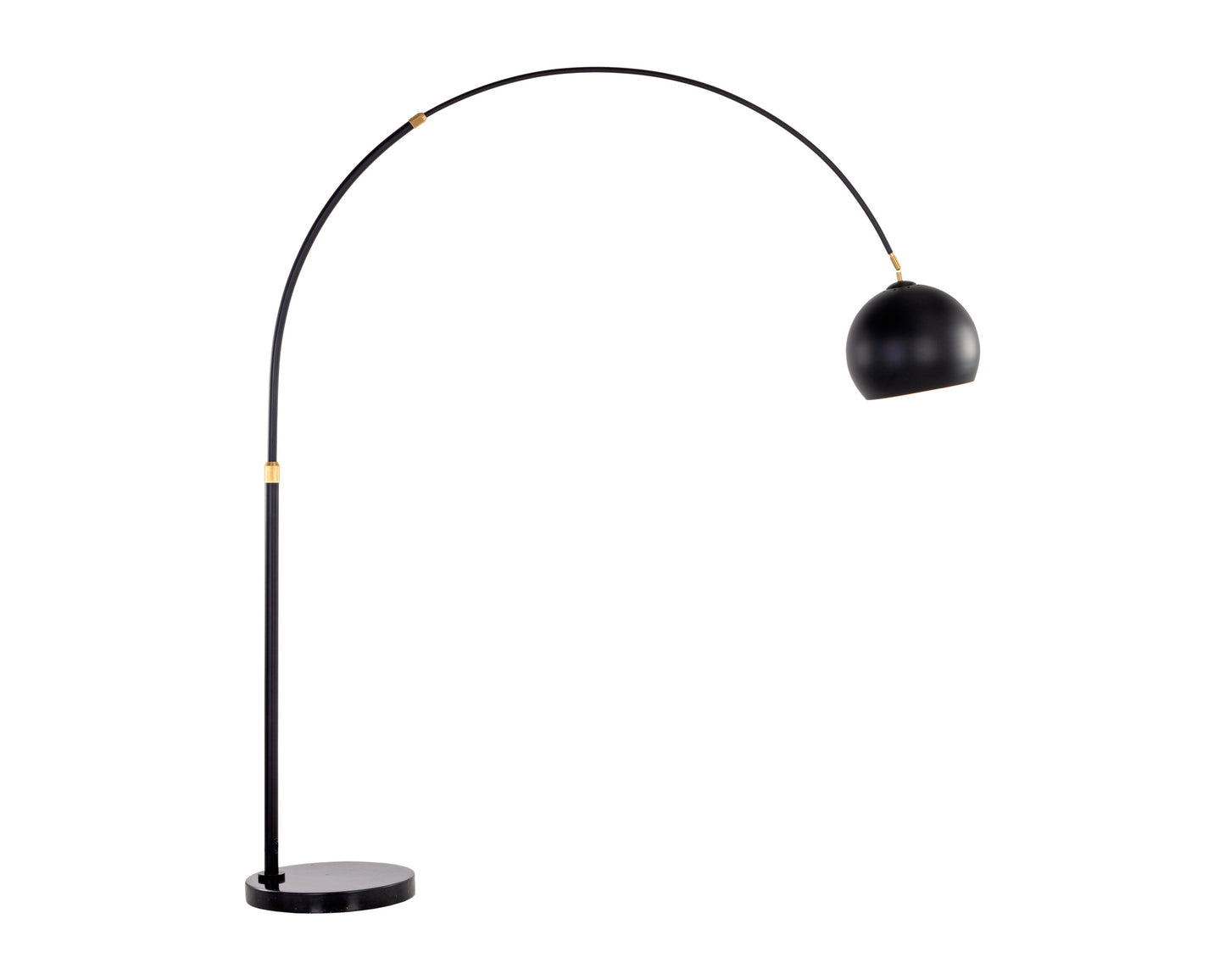 NAHLA VERN FLOOR LAMP - BLACK