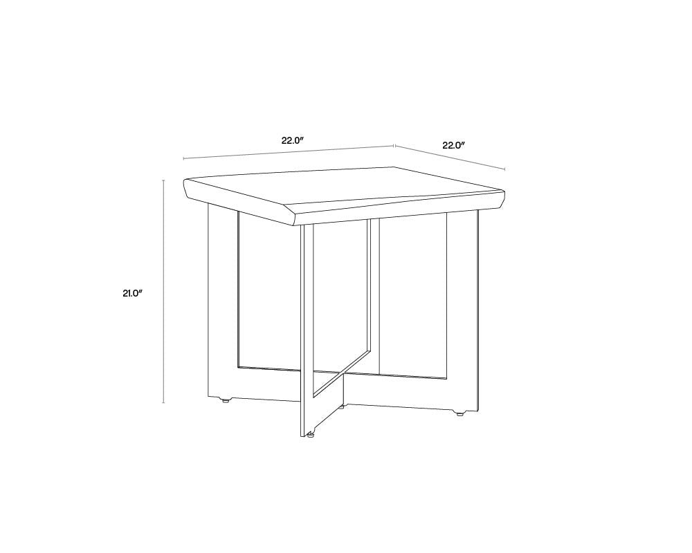 NAHLA MARLEY SIDE TABLE