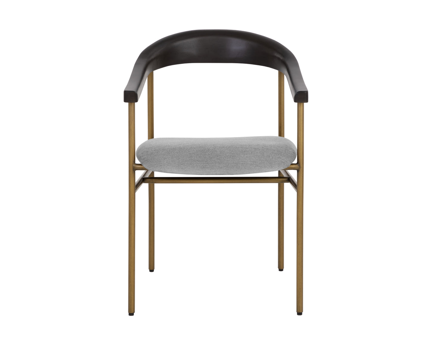 NAHLA GIORGIO DINING ARMCHAIR - POLO CLUB STONE