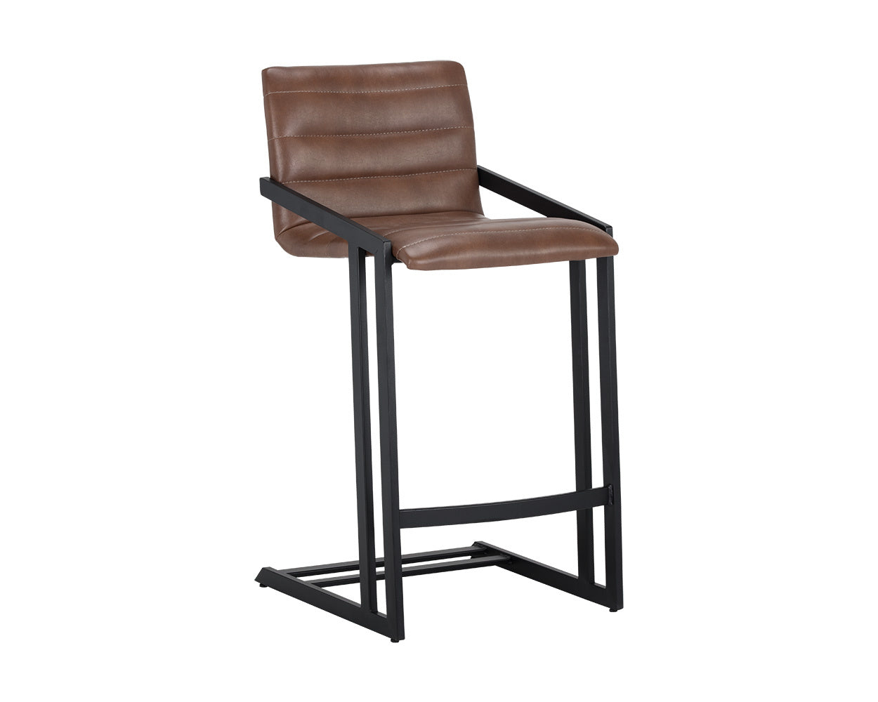 NAHLA WEBBER COUNTER STOOL - BRAVO COGNAC