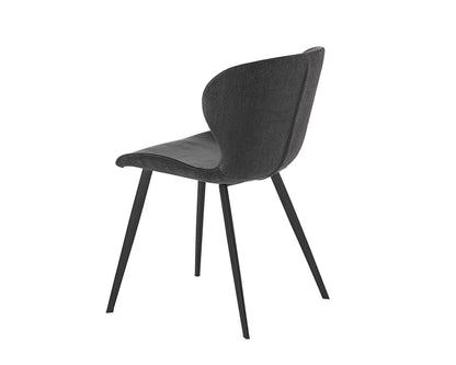 NAHLA ARABELLA DINING CHAIR - BRAVO PORTABELLA / POLO CLUB KOHL GREY