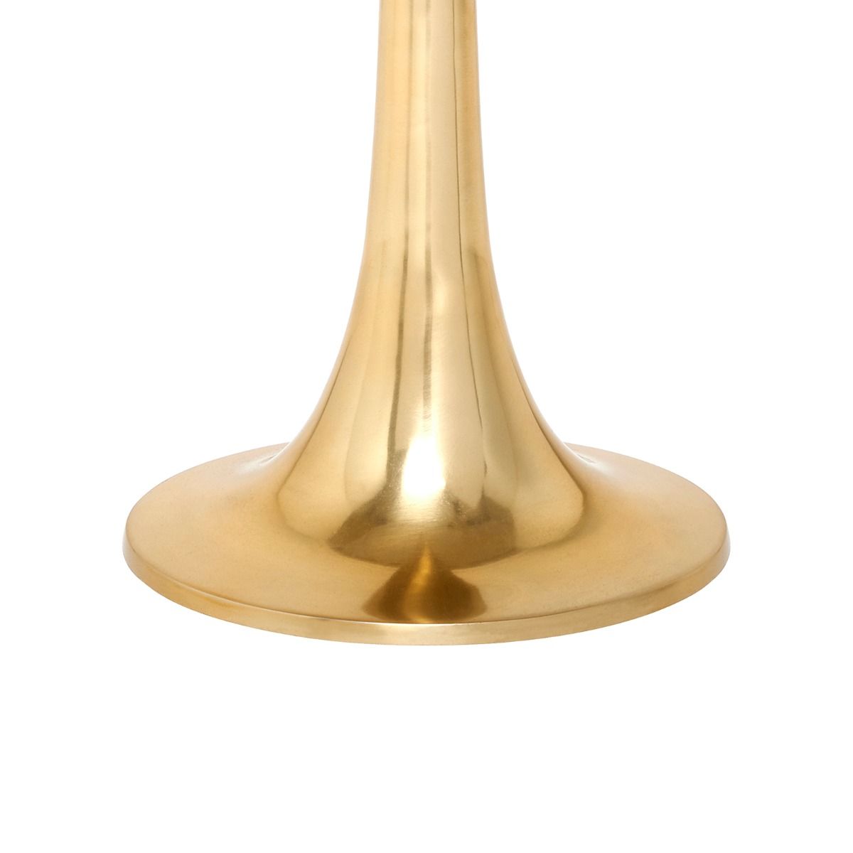 ANTONIA SIDE TABLE, POLISHED BRASS