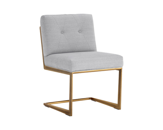 NAHLA VIRELLES DINING CHAIR - ZENITH SOFT GREY