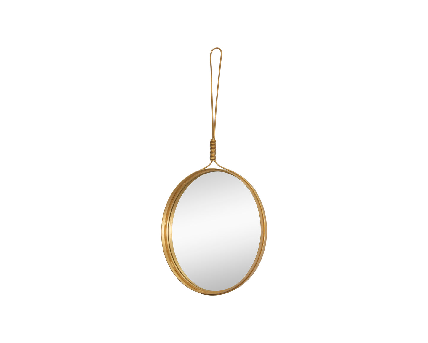 NAHLA DELIA WALL MIRROR - SMALL - BRASS