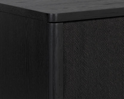 NAHLA ETIENNE NIGHTSTAND - BLACK