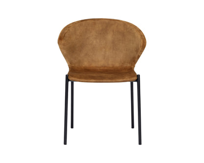 NAHLA ERIC DINING CHAIR - NONO TAPENADE GOLD