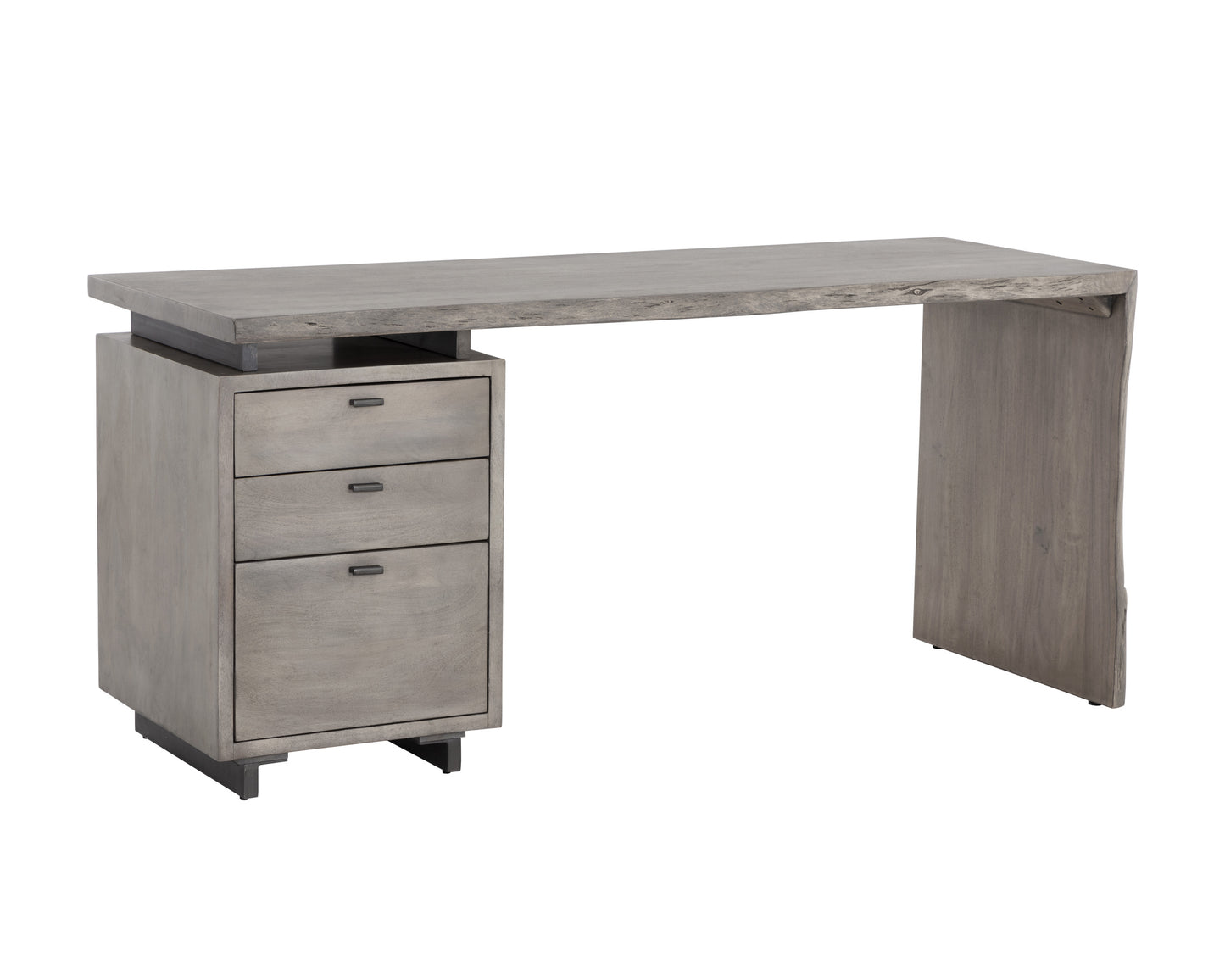 NAHLA LEWIS DESK - GREY