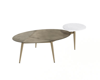 NAHLA TUNER COFFEE TABLE - OVAL