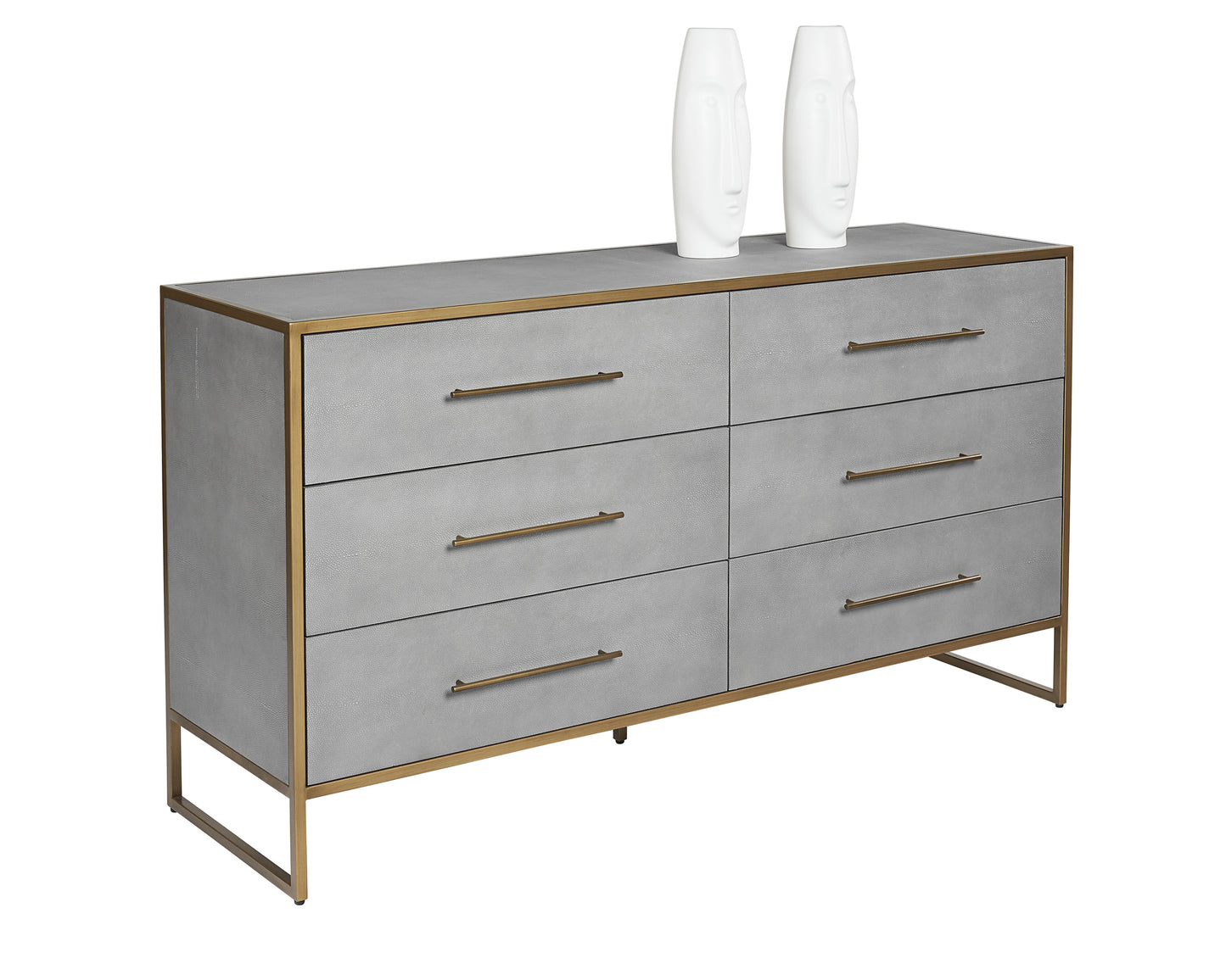 NAHLA VENICE DRESSER - GREY SHAGREEN