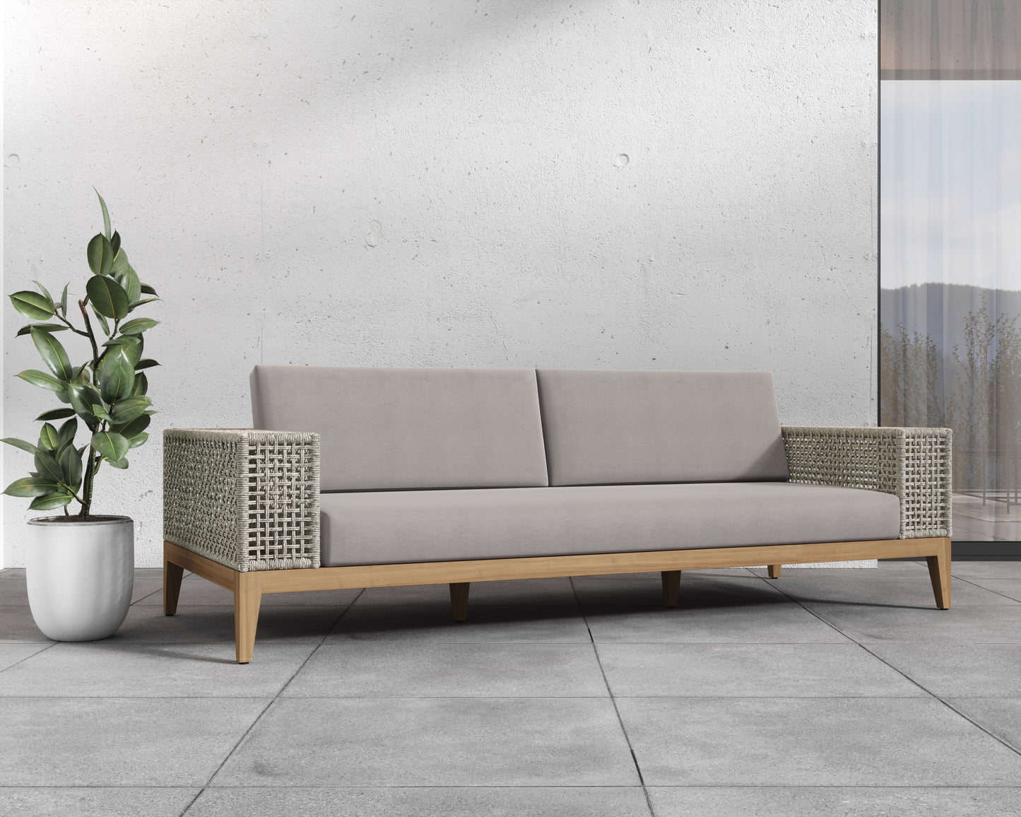 NAHLA SALERNO SOFA - PALAZZO TAUPE