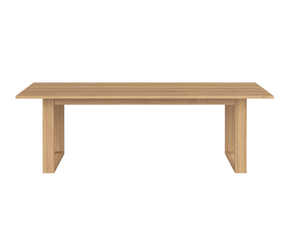 NAHLA TROPEA DINING TABLE - NATURAL - 94"