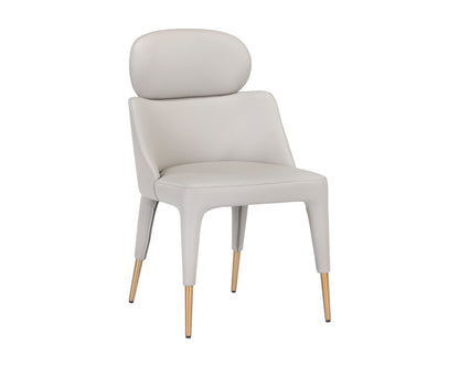 NAHLA MELODY DINING CHAIR - NAPA STONE