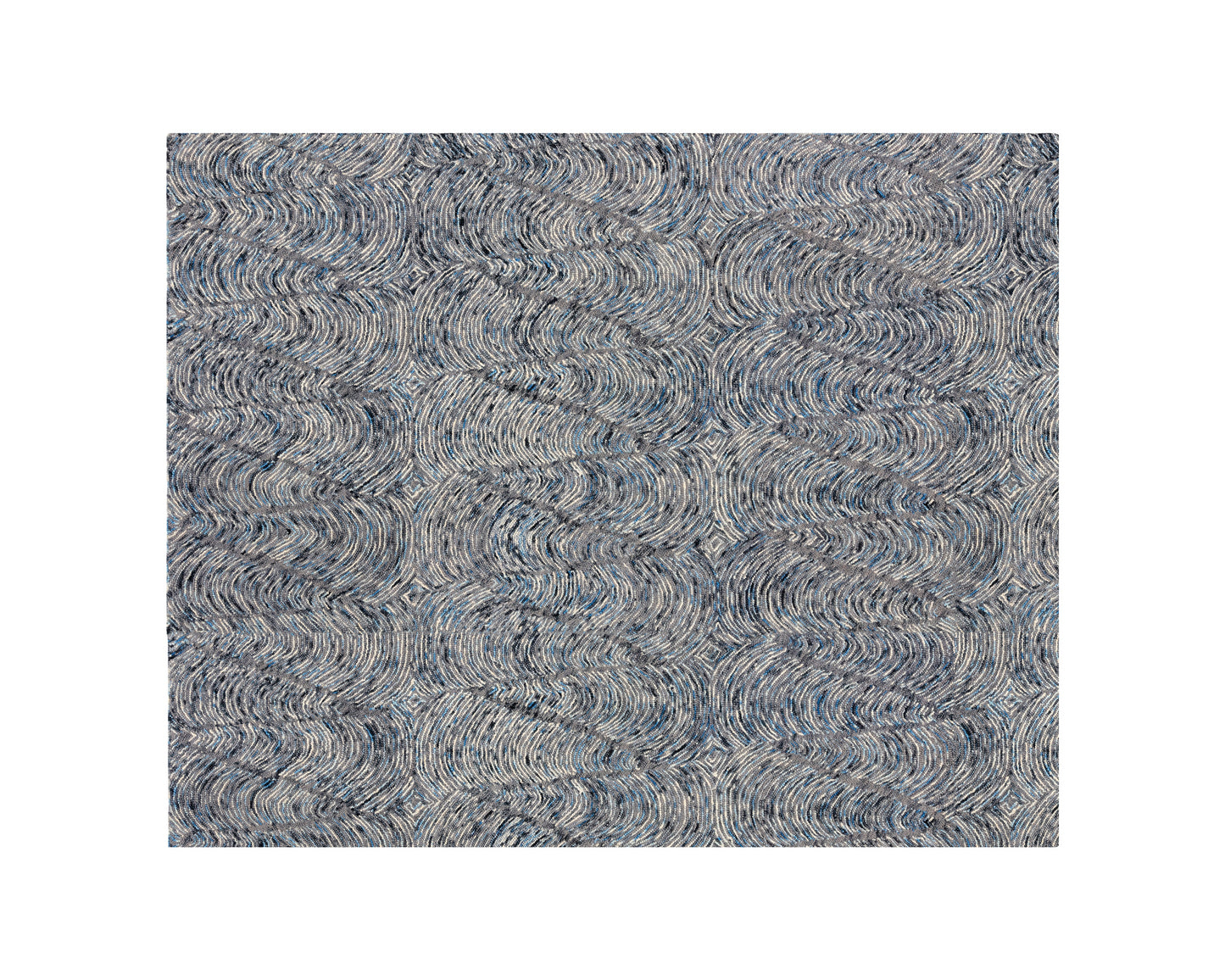 NAHLA CORFU HAND-TUFTED RUG - BLUE / CHARCOAL - 8' X 10'