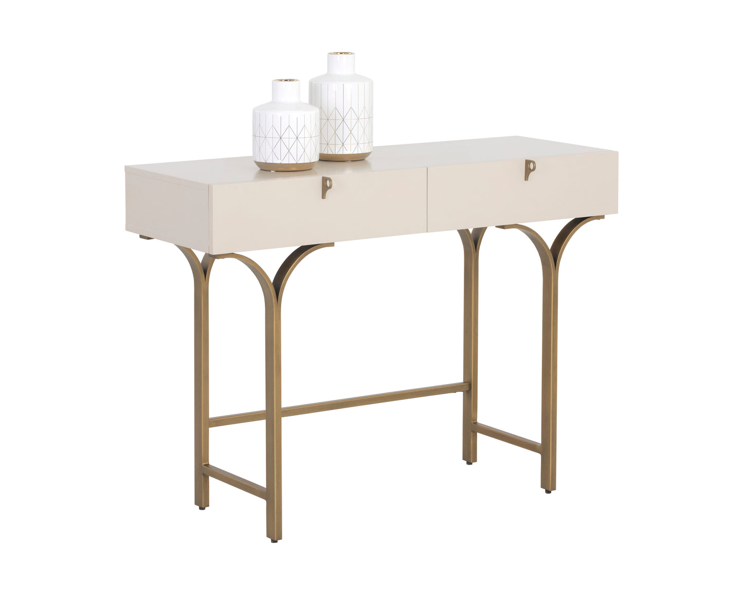 NAHLA CELINE CONSOLE TABLE - CREAM