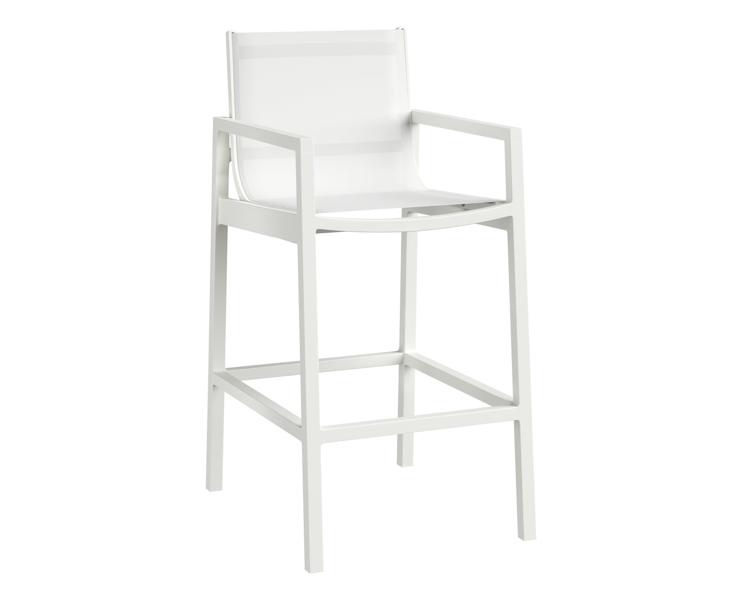 NAHLA MERANO BARSTOOL - WHITE