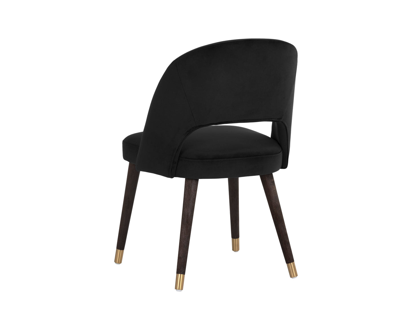 NAHLA MONAE DINING CHAIR - ABBINGTON BLACK