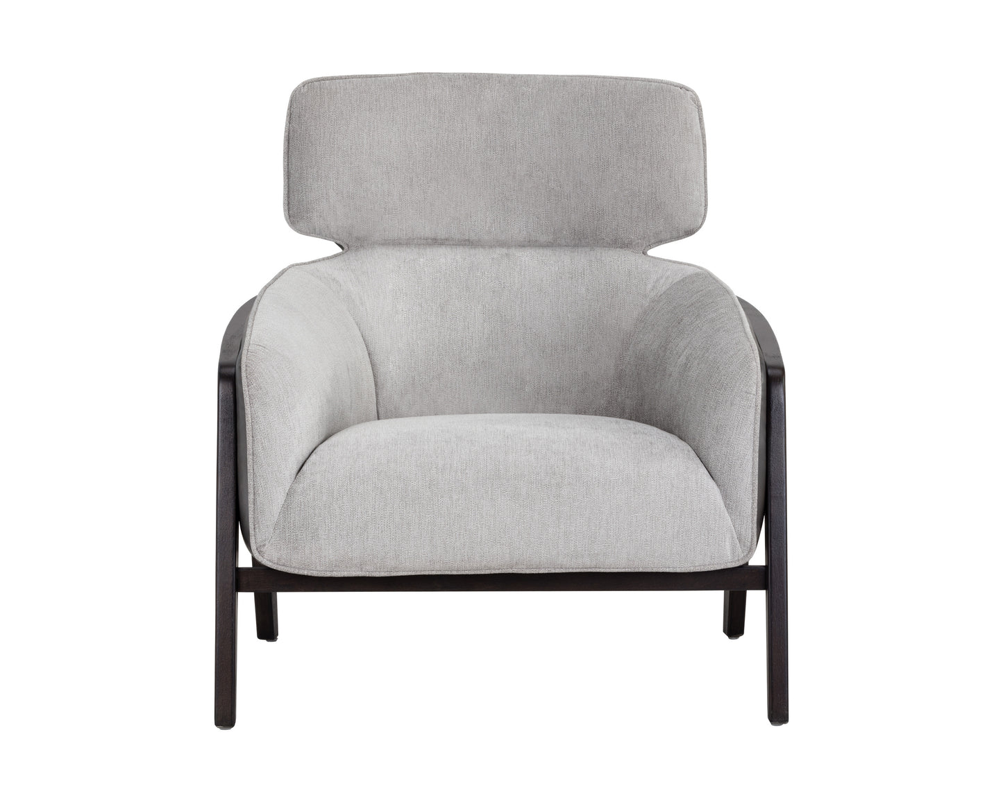 NAHLA MAXIMUS LOUNGE CHAIR - POLO CLUB STONE / OVERCAST GREY