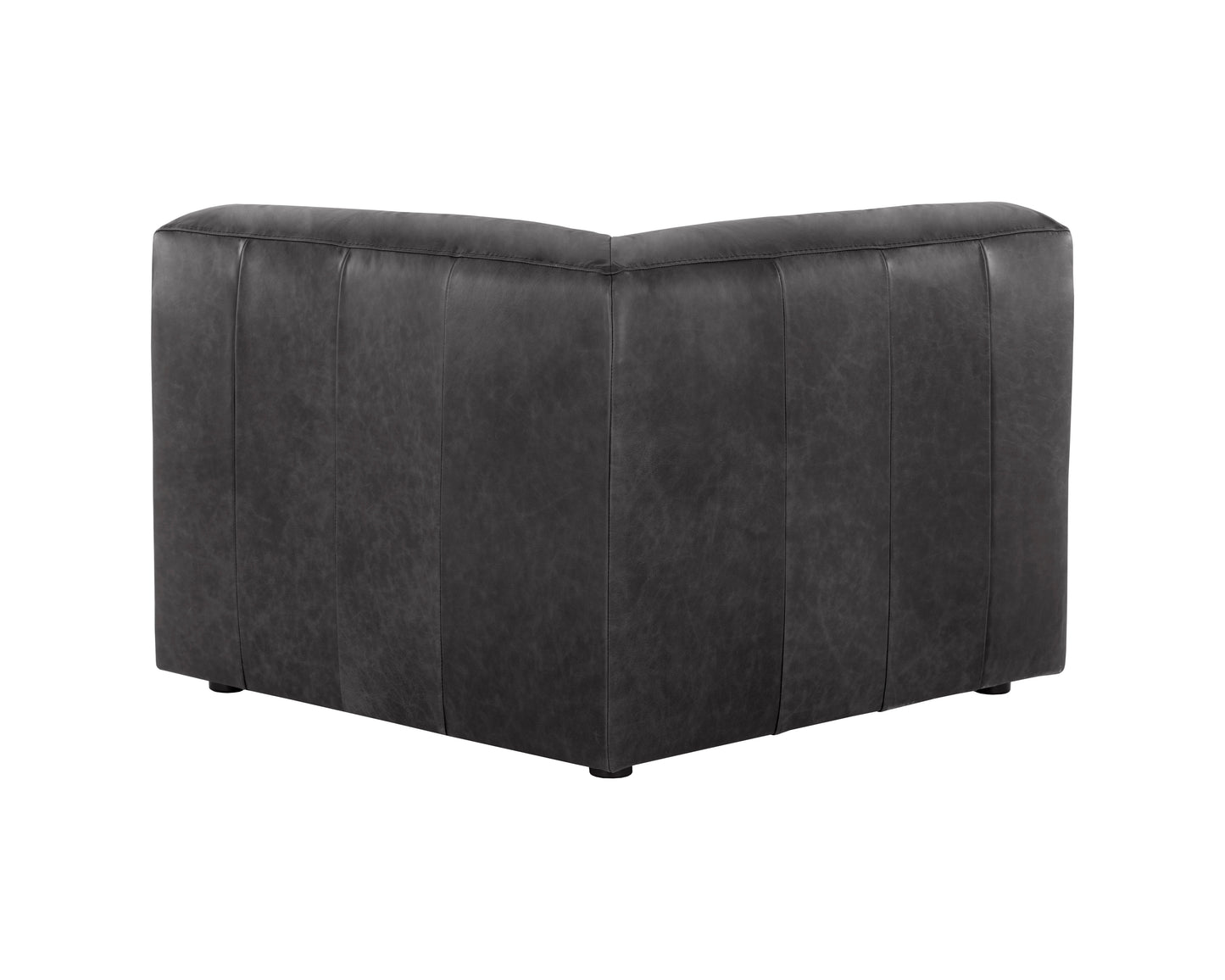 NAHLA WATSON MODULAR - CORNER CHAIR - MARSEILLE BLACK LEATHER