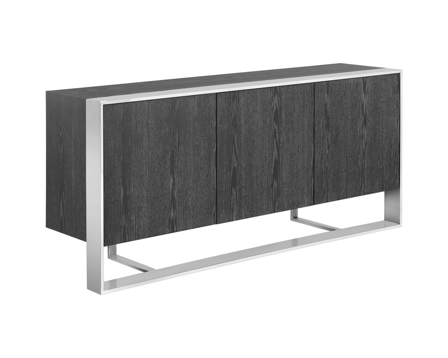 NAHLA DALTON SIDEBOARD - STAINLESS STEEL - GREY