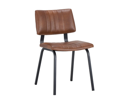 NAHLA BERKLEY DINING CHAIR - BRAVO COGNAC