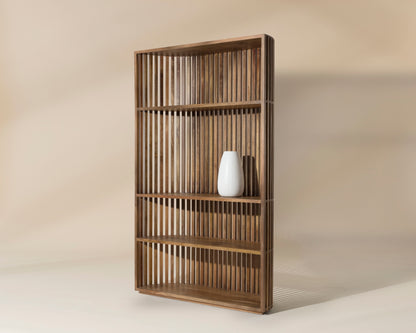 NAHLA TESSA BOOKCASE - NATURAL