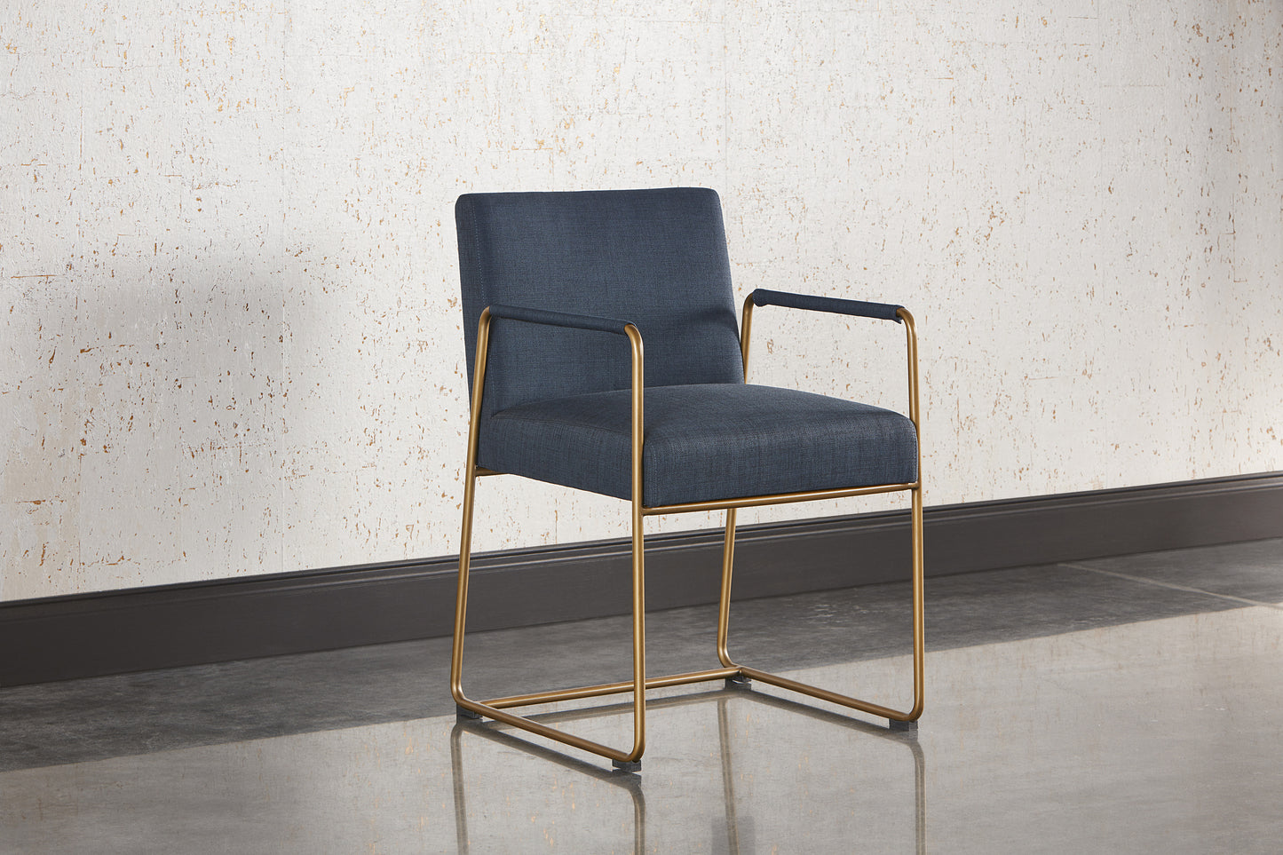 NAHLA BALFORD DINING ARMCHAIR - ARENA NAVY