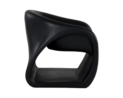 NAHLA ORSON LOUNGE CHAIR - BLACK