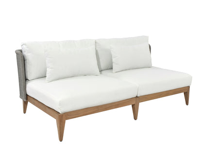 NAHLA IBIZA 2 SEATER SOFA - NATURAL - STINSON WHITE