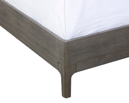 NAHLA KELDON BED - KING - BELFAST HEATHER GREY