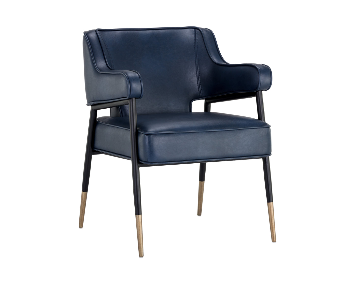 NAHLA DEROME DINING ARMCHAIR - BRAVO ADMIRAL