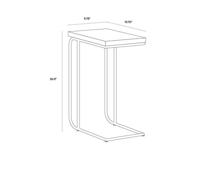 NAHLA LUCIUS END TABLE