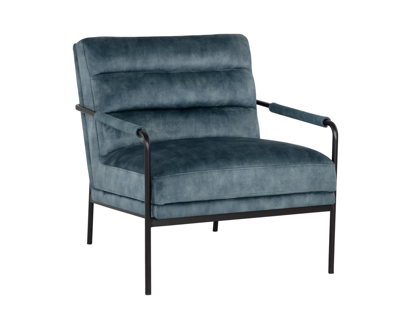 NAHLA TRISTEN LOUNGE CHAIR - NONO PETROL