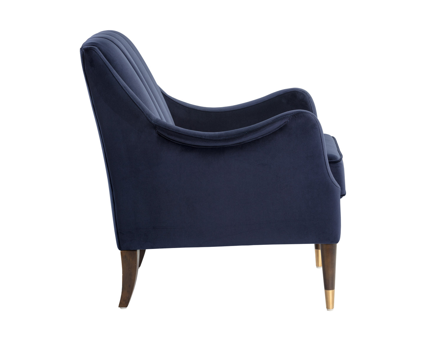 NAHLA PATRICE LOUNGE CHAIR - ABBINGTON NAVY