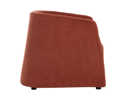 NAHLA SERENADE LOUNGE CHAIR - TREASURE RUSSET