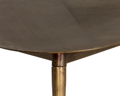 NAHLA TUNER COFFEE TABLE - TRIANGULAR